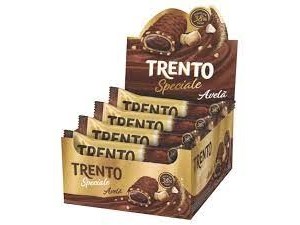 Chocolate com Wafer Trento Recheio Chocolate c/16 - Peccin