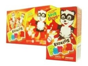Estalos Panda Com 50 Caixinhas Com 10 Unidades