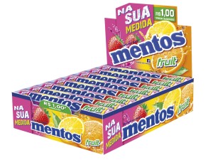 Pastilha Mentos Stick Fruta c/16 - Perfetti