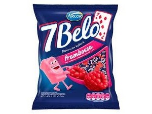 Bala 7 Belo Framboesa 500g - Arcor