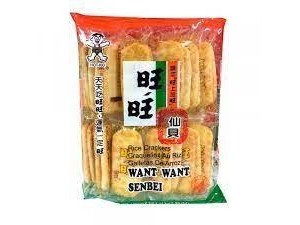 GUANZHOU WANT WANT SENBEI TENKA RICE CRAKERS SALGADO PCT 92 GR