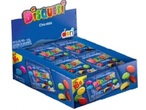 Chocolate Confeito Disqueti 18g C/ 24un - Dori