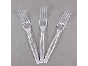 Garfo Refeição Reforçado Elite Cristal pct 50 unidades