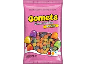 Bala de Goma Gomets 1kg - Dori