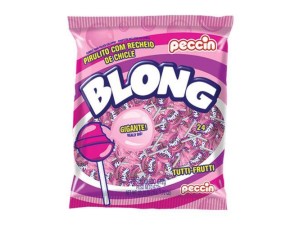 Pirulito Blong Tuti-Fruti Chiclete 672g - Peccin