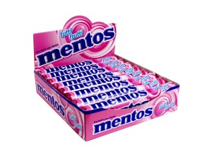 Pastilha Mentos Stick Tutti Frutti c/16 - Perfetti