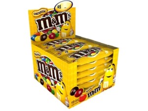 Confeito Chocolate Amendoim M&ms 45 gr dosplay 18 - Mars